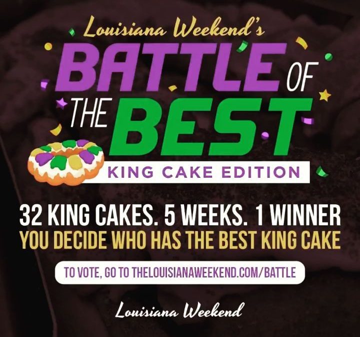 First bracket down…3 more wins to go! If you love Calandro’s King Cake – keep