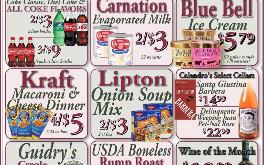 Calandro’s Remarkable Deals and Sales for This Week! (1/20/2022 – 1/25/2022)