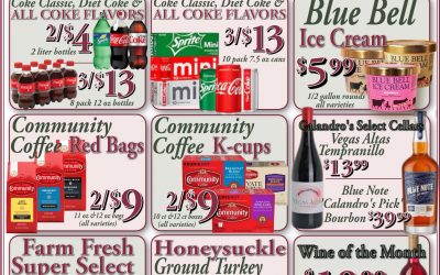 Calandro’s Marvelous Deals & Steals for This Week!                         (8/18/2022 – 8/23/2022)