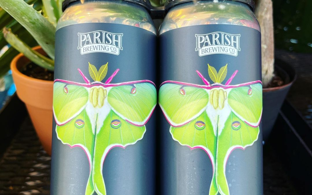 @parishbrewingco Actias Luna Triple IPA is now available! Big, bold, green, deli…